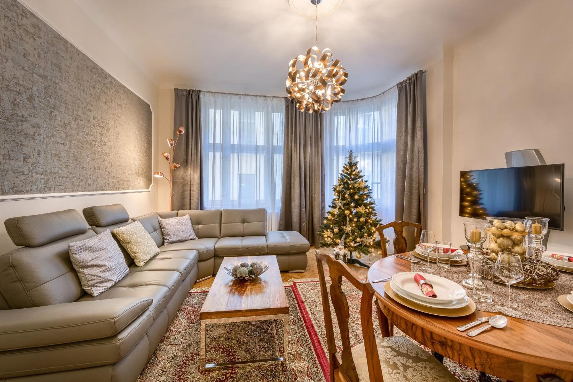Pragueone Apartment,A/C,Terrace חדר תמונה